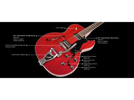 Semi Hueca EXTRA SLIM | 2xHB | c/VIBRATO y ESTUCHE - Image 4