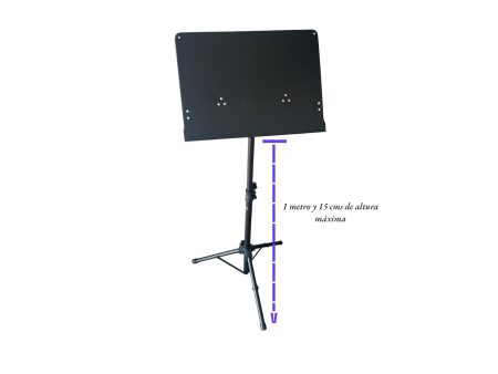 Atril Stand Director, Sin ventilacion 90-148cm - Image 4