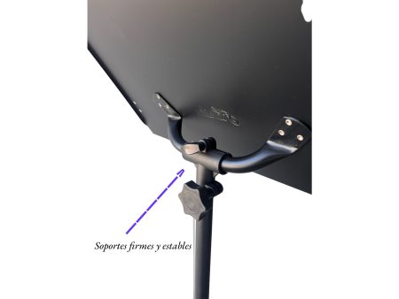 Atril Stand Director, Sin ventilacion 90-148cm - Image 3
