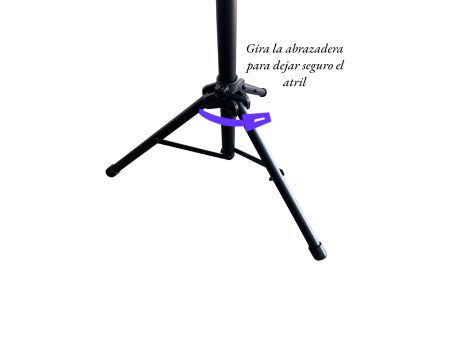Atril Stand de DIRECTOR con Ventilacion. 50-150cm - Image 5