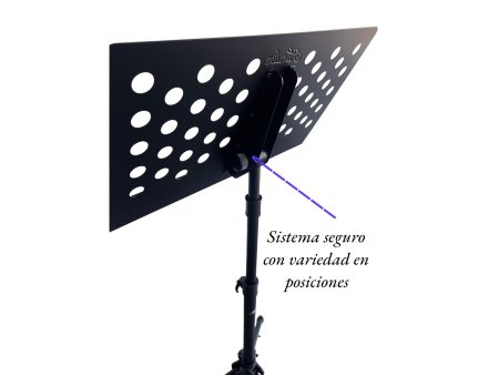 Atril Stand de DIRECTOR con Ventilacion. 50-150cm - Image 4