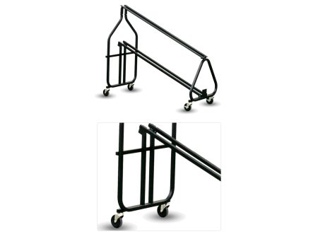 Music Stand Storage Cart. Aluminum - Image 4