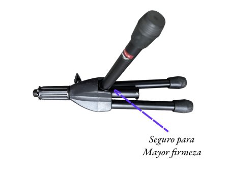 Soporte Microfono BAJA ALTURA, Mini RECTO - Image 5