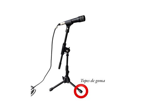 Soporte Microfono BAJA ALTURA, Mini Boom JIRAFA - Image 2