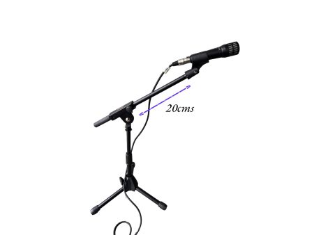 Soporte Microfono BAJA ALTURA, Mini Boom JIRAFA - Image 3