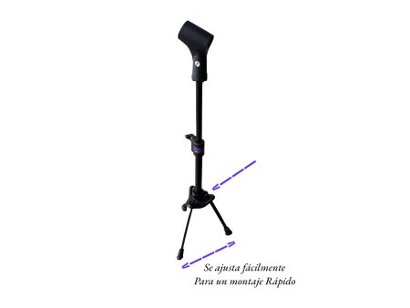 Nu-Era Soporte Microfono de Mesa, Inc Pipeta & Funda - Image 2