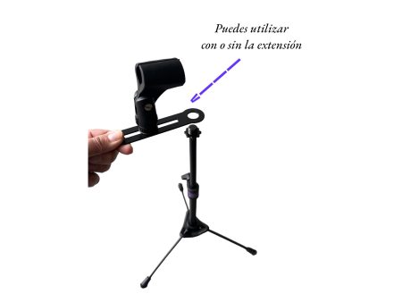 Nu-Era Soporte Microfono de Mesa con Adaptador Especial - Image 6