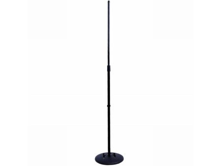 Soporte Microfono RECTO BASE REDONDA 80-155cm