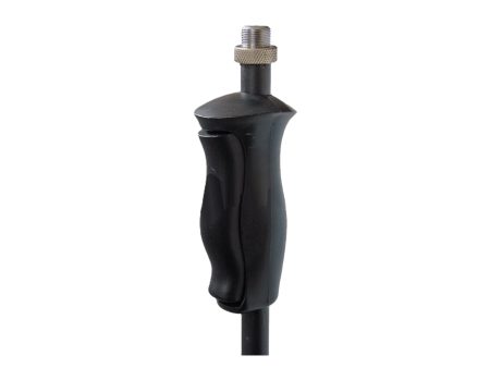Soporte Mic RECTO BASE REDONDA "H" c/GATILLO 100-160cm - Image 2