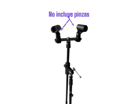 Soporte Adaptador Doble para 3 Micrófonos - Image 3