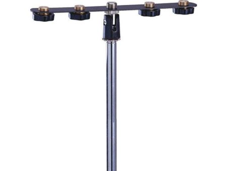 Soporte Adaptador Cuádruple para 5 Micrófonos