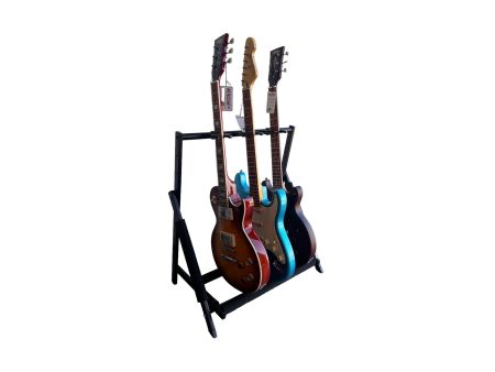Soporte Multiple Guitarra Bajo x3 PLEGABLE - Image 10