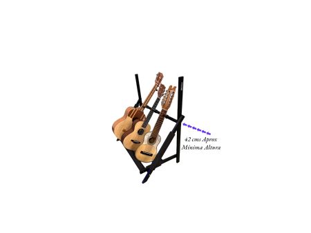 Soporte Multiple Guitarra Bajo x3 PLEGABLE - Image 7