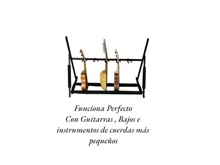 Soporte Multiple Guitarra Bajo x5 PLEGABLE - Image 5