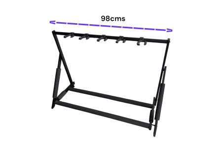 Soporte Multiple Guitarra Bajo x5 PLEGABLE - Image 10