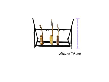 Soporte Multiple Guitarra Bajo x5 PLEGABLE - Image 6