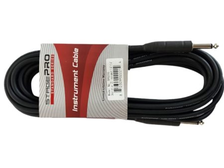 Cable Instrumento 6mts, Plug Recto 1/4-1/4 STANDARD