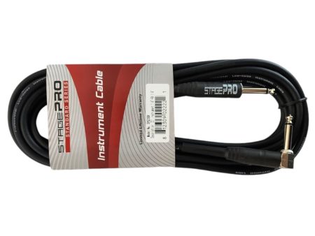 Cable Instr 6mts, Plugs Recto1/4 Angulo1/4, STANDARD