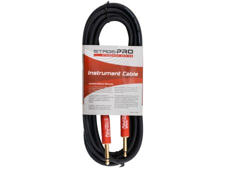 Cable PRO Instrum.3mts, Plugs rectos 1/4-1/4