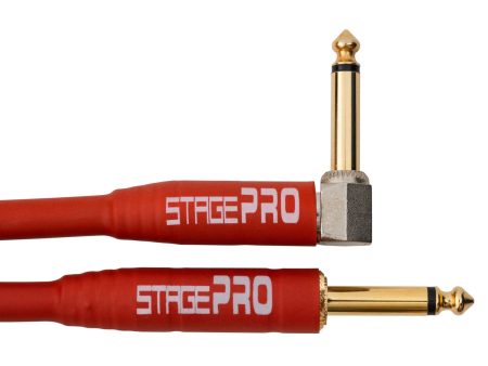 Cable PRO Instr 6mts, Plugs Recto1/4 Angulo1/4 - Image 2