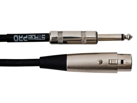 Cable MICROFONO 6mts, PLUG 1/4-XLR Hembra, STANDARD - Image 2