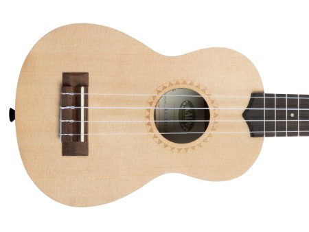 Ukelele SOPRANO Tapa Spruce Abeto - Image 3