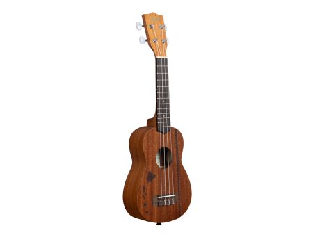 Ukelele SOPRANO Mapa Hawaii Tattoo Caoba - Image 4