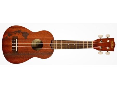 SOPRANO Mapa Hawaii Tattoo Caoba FUNDA