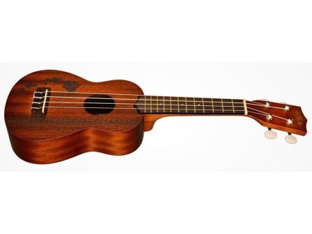 SOPRANO Mapa Hawaii Tattoo Caoba FUNDA - Image 2