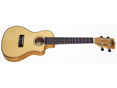 CONCERT Spalted Maple Viaje Cutaway EQ FUNDA - Image 3