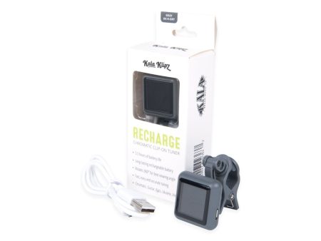 Afinador CLIP Pinza Recargable Guit Bajo Violin Uke