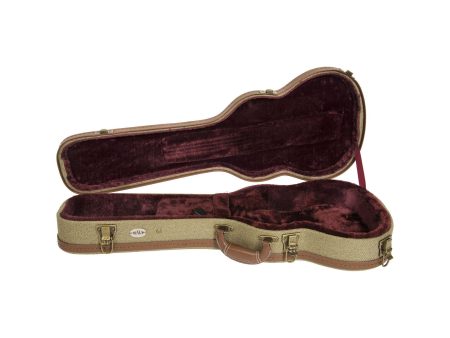 Olive Tweed TENOR CASE. Archtop