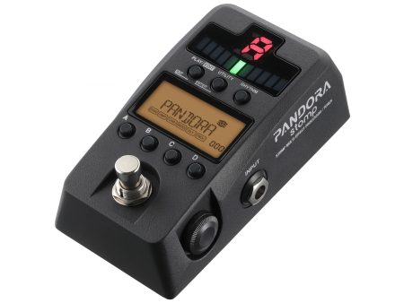Pedal procesador multiefecto con afinador y ritmos