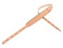 2,5cm ROCKABILITY, Cuero HOMBRERA Movible L:97-132cm