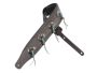 7,6cm COUNTRY Cuero Fino 4 CUCARDAS metal Max L:137cm