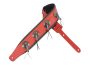 7,6cm COUNTRY Cuero Fino 4 CUCARDAS metal Max L:137cm