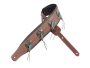 7,6cm COUNTRY Cuero Fino 4 CUCARDAS metal Max L:167cm