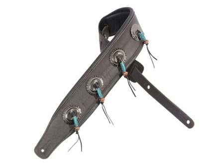7,6cm COUNTRY Cuero Fino 4 CUCARDAS metal Max L:167cm