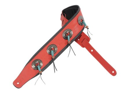 7,6cm COUNTRY Cuero Fino 4 CUCARDAS metal Max L:167cm