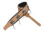 7,6cm COUNTRY Cuero Fino 4 CUCARDAS metal Max L:167cm