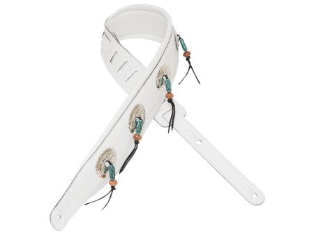 7,6cm COUNTRY Cuero Fino 4 CUCARDAS metal Max L:167cm