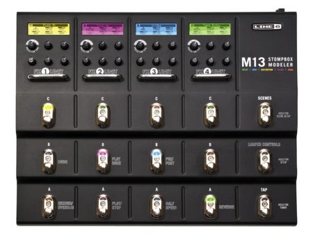 Pedalera 48 escenas 100+ EFECTOS-Looper-AFINADOR