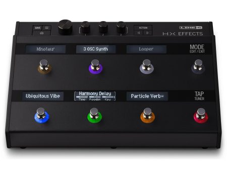 Pedalera Multiefectos Helix +100FX Touch MIDI USB