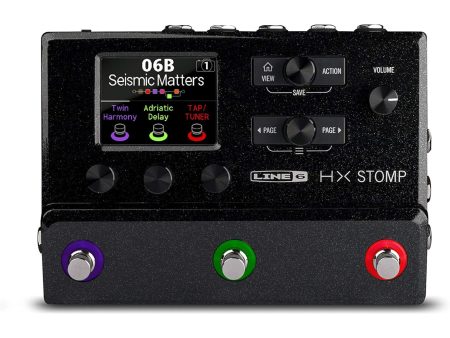 Pedalera Multiefectos COMPACTA HX 3 SWITCHES USB