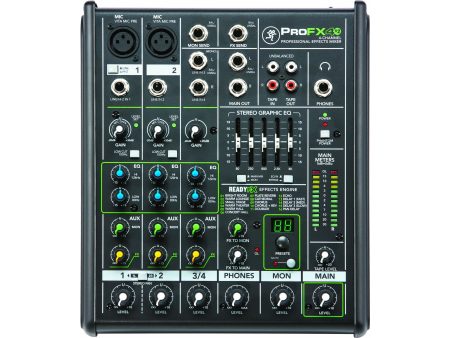 4-channel Professional Effects Mixer