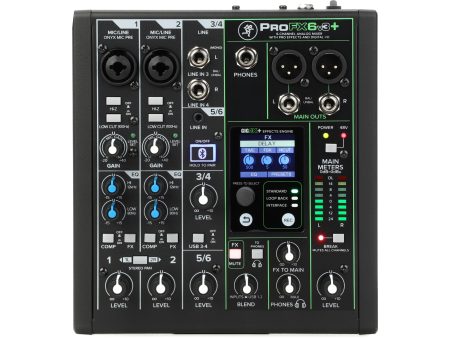 Consola Mixer 6 Canales Onyx | USB | Efectos |Bluetooth