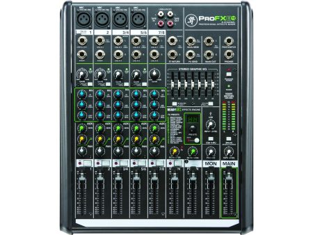 8-channel Professional Effects Mixer with USB
