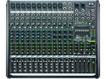 16-channel 4-Bus Effects Mixer with USB