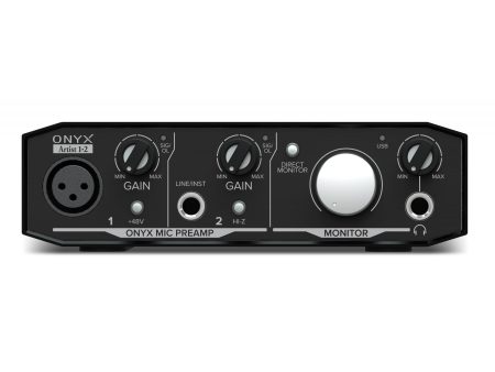 Interfaz de Audio USB 2x2 | Preamp ONYX | Phantom