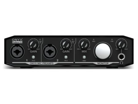 Interfaz de Audio USB 2x2 MIDI | 2x Preamps ONYX